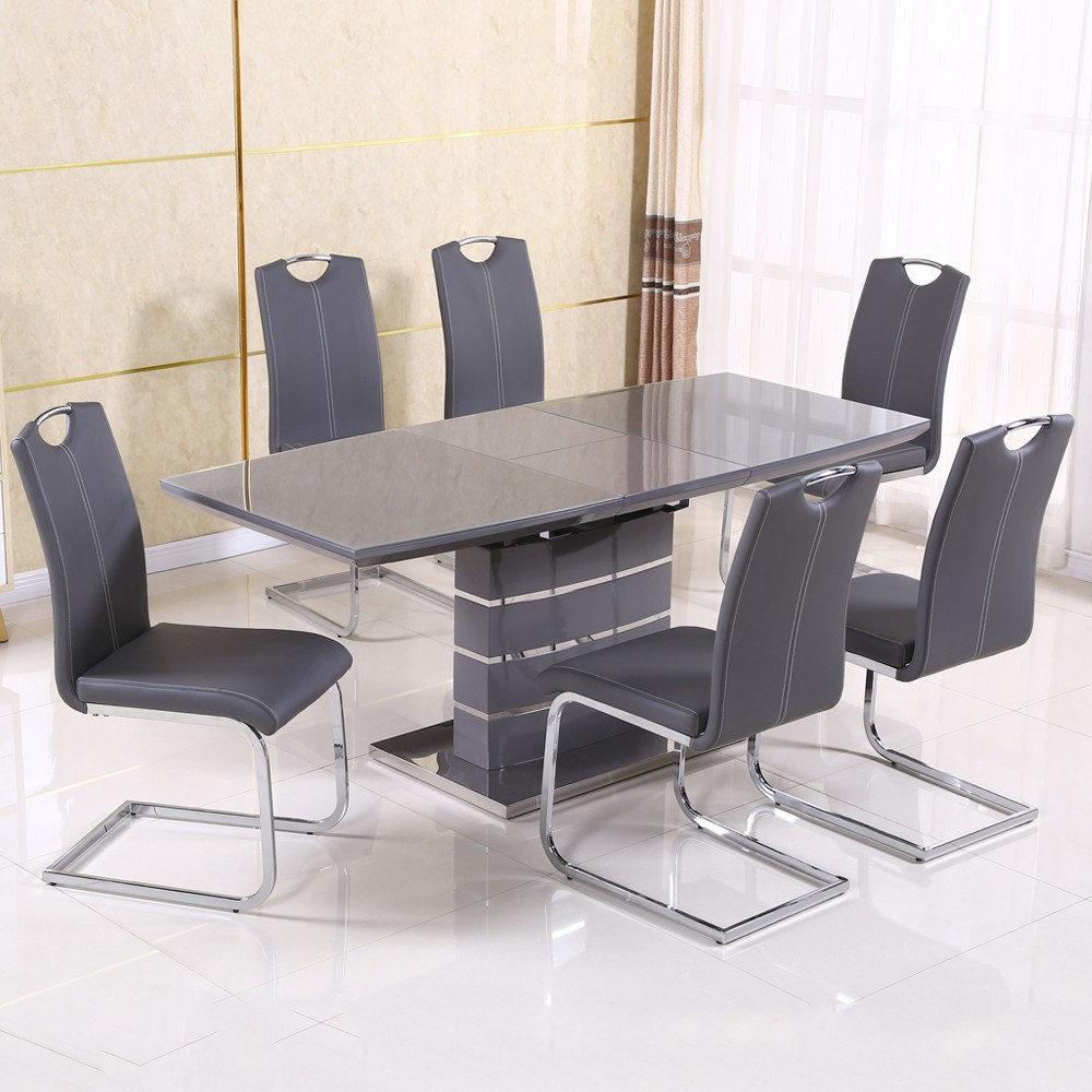 Extendable Dining Table and Chairs Sets