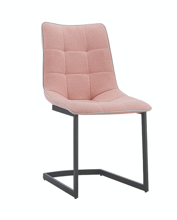 Large wholesale restaurant furniture fabric bow powder coated metal leg dining chair 										