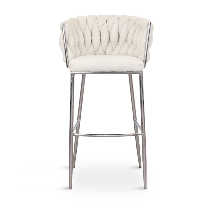 Modern Velvet Bar Chairs  with Backs