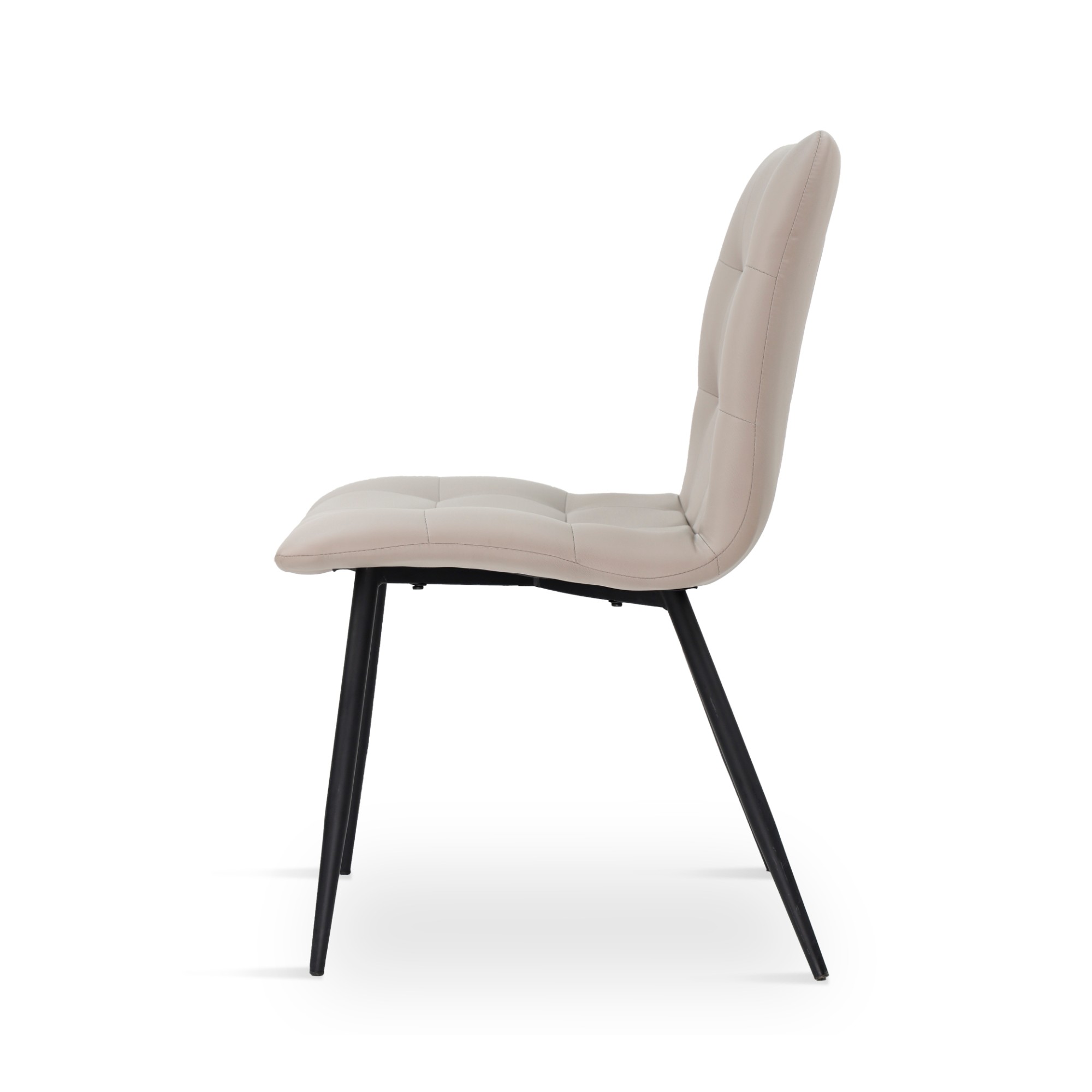 Modern Elegant Button-Tufted Upholstered Fabric With Dining Side Chair